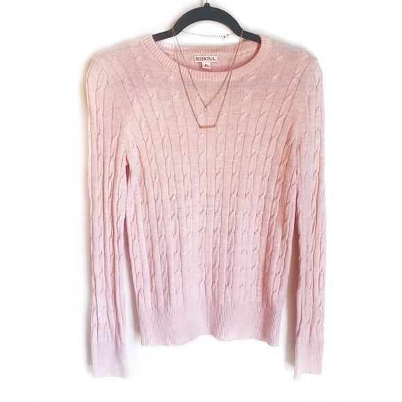 Merona Sweaters - Merona Pink Knit Sweater!